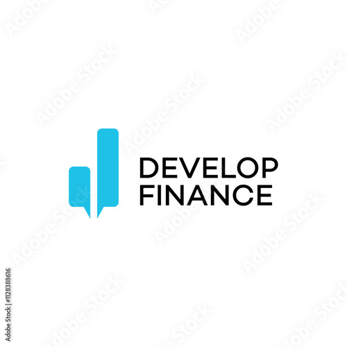 A logo reflecting progress and empowerment in financial development, designed with sleek lines and dynamic elements. This editable vector is perfect for brands seeking to represent trust, expertise, 
