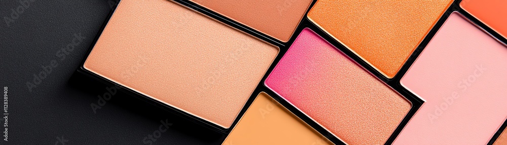 A bold body contouring palette with unique geometric pan shapes A bold body contouring palette with unique geometric pan shapes