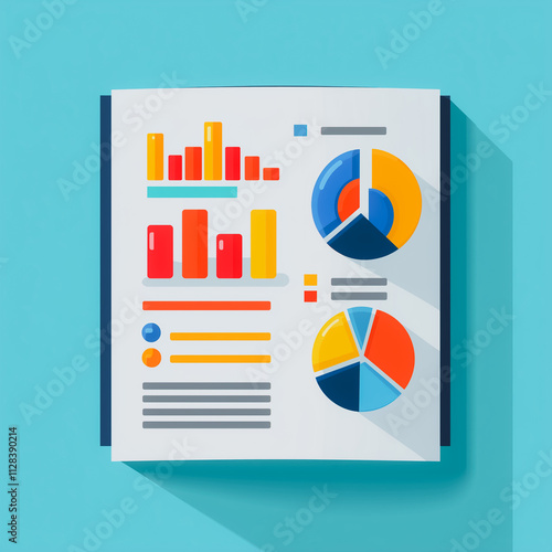 Infographic design set with vector icons and data charts showcasing business growth and web elements