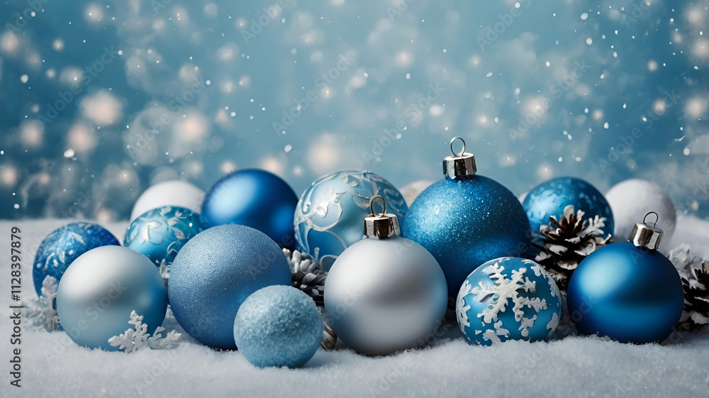winter greeting, New Year card, Christmas card, light blue background, festive background, blue and white balls, Christmas snowflakes, Christmas frame, holiday greeting card, New Year greeting, winter winter greeting, New Year card, Christmas card, light blue background, festive background, blue and white balls, Christmas snowflakes, Christmas frame, holiday greeting card, New Year greeting, winter