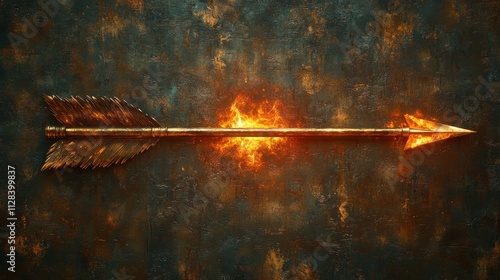 arrow symbolising god s judgment and wrath christian symbols and icons digital illustration