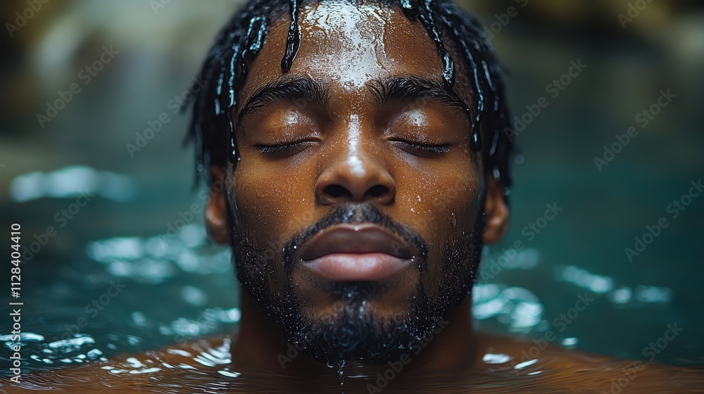 baptism handsome black man in worship in the water baptism handsome black man in worship in the water