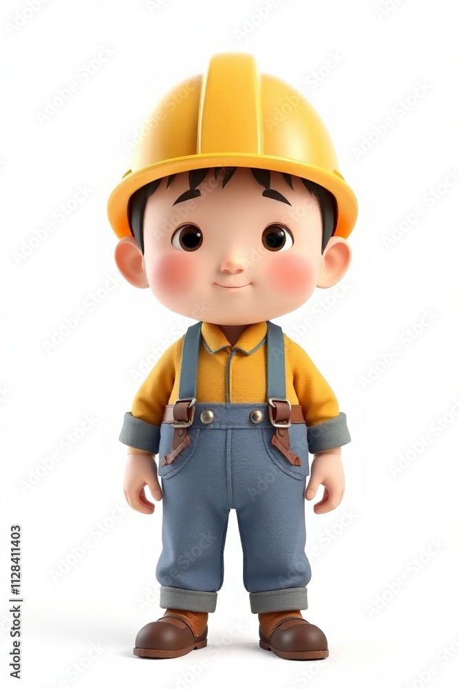 a close up of a cartoon character wearing a hard hat a close up of a cartoon character wearing a hard hat