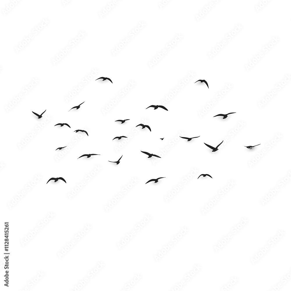 flock of birds, Birds Nature Flock royalty-free vector graphic flock of birds, Birds Nature Flock royalty-free vector graphic