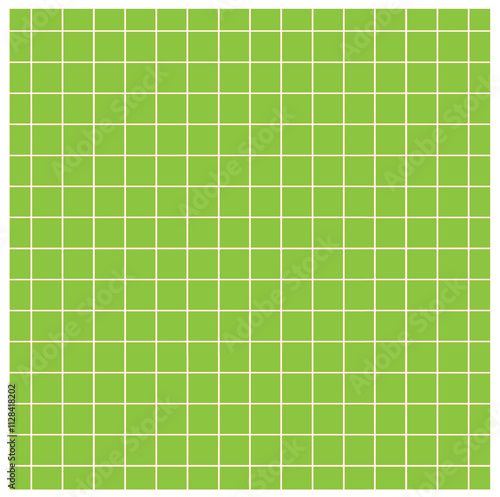 green mosaic background
