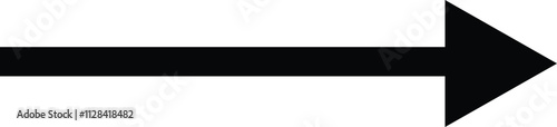 Free Download Bold Black Arrow Design Symbolizing Forward Motion and Directional Purpose - GFXLoad