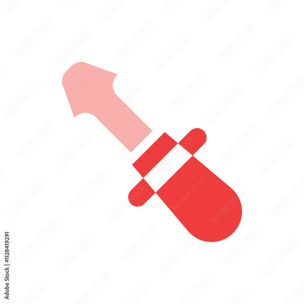 A pixel art depiction of a pink and red popsicle A pixel art depiction of a pink and red popsicle