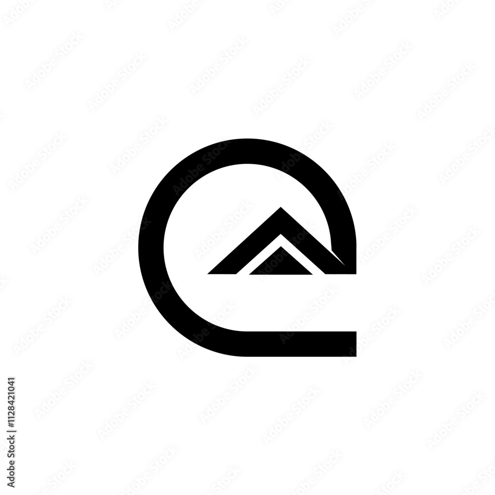Letter E real estate logo design editable victor brand identity image Letter E real estate logo design editable victor brand identity image