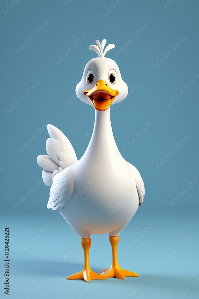 araffe with a white head and yellow feet and a yellow beak araffe with a white head and yellow feet and a yellow beak