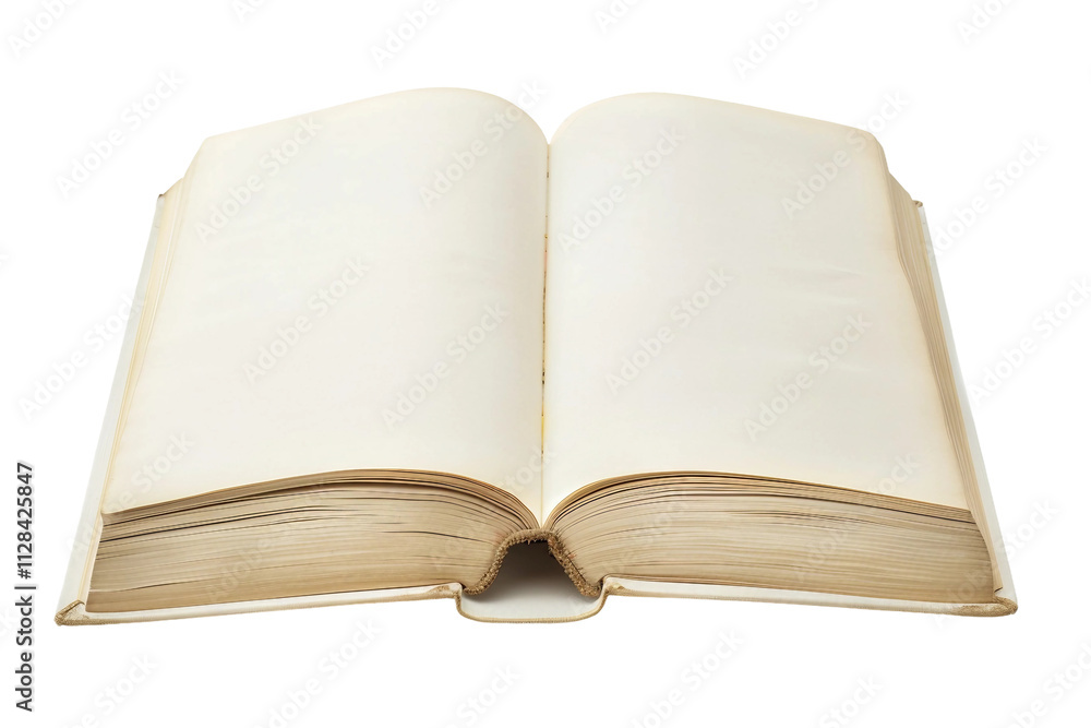 Classic blank hardcover book ready for personal stories and creativity isolated on transparent background Classic blank hardcover book ready for personal stories and creativity isolated on transparent background