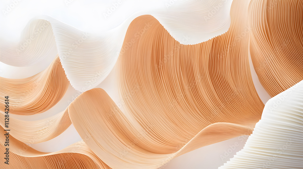 Fluid artistic waves abstract composition digital art minimalist setting close-up view visual aesthetics for creative design Fluid artistic waves abstract composition digital art minimalist setting close-up view visual aesthetics for creative design