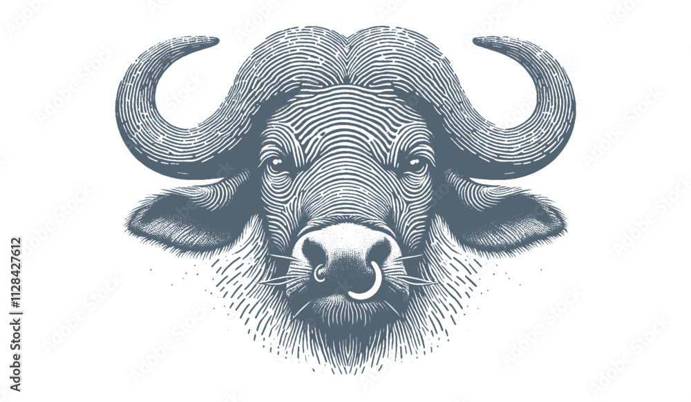 Obraz premium Buffalo Vector