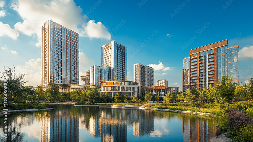 abstract modern construction of cityscape with buildings, modern interior architectural various building, abstract modern showcasing a vibrant cityscape with modern architecture, abstract modern construction of cityscape with buildings, modern interior architectural various building, abstract modern showcasing a vibrant cityscape with modern architecture,