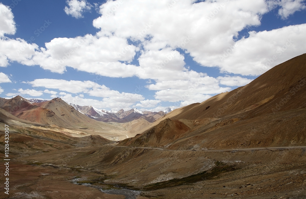 Fototapeta premium Pamir Mountains in the Gorno-Badakhshan region in Tajikistan