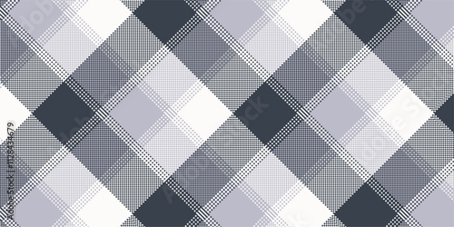 Vector checkered pattern. Tartan, textured seamless twill for flannel shirts, duvet covers, other autumn winter textile mills. Vector Format