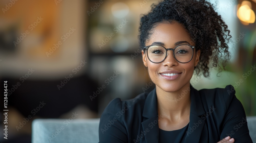 A female real estate agent confidently showcasing a property to prospective buyers Her polished look and professional attitude underscore her expertise A female real estate agent confidently showcasing a property to prospective buyers Her polished look and professional attitude underscore her expertise