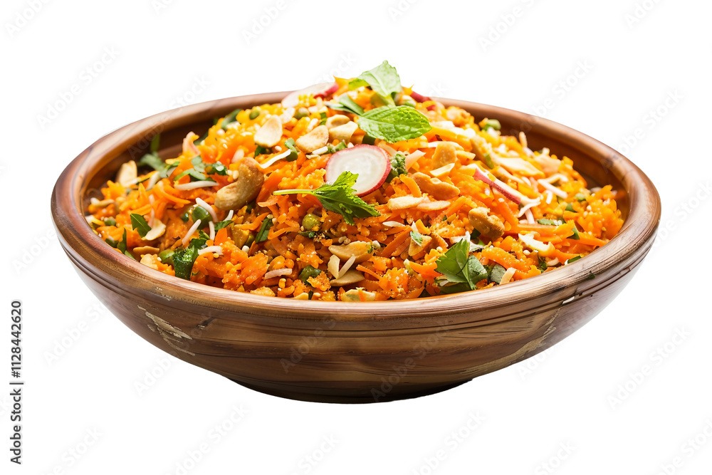Freshly Cooked Carrot Halwa with Khoya Isolated on Transparent Background Freshly Cooked Carrot Halwa with Khoya Isolated on Transparent Background