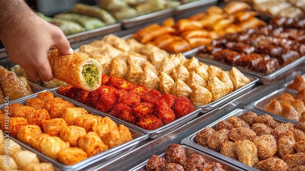 Diverse Selection of Delectable Fried Snacks and Appetizers Diverse Selection of Delectable Fried Snacks and Appetizers