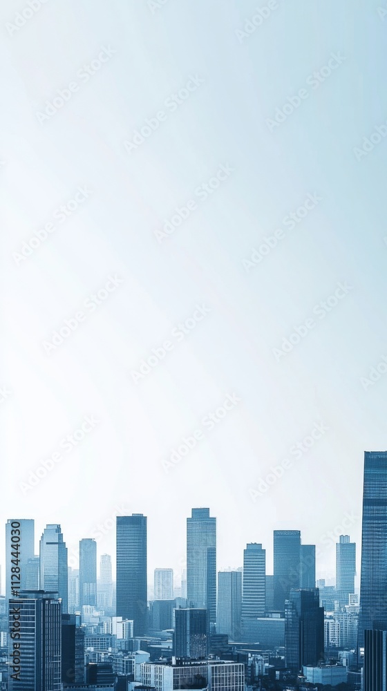 Fototapeta premium Modern City Skyline Panorama