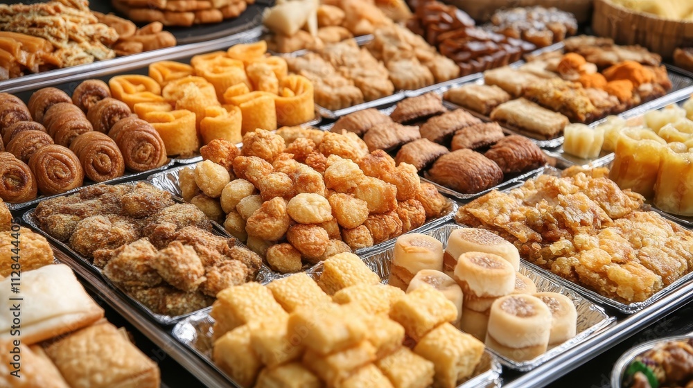 Delectable Treats: A Feast for the Senses in a Bakery Display Delectable Treats: A Feast for the Senses in a Bakery Display