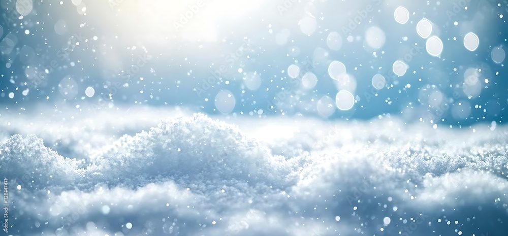 A beautiful winter background with snow A beautiful winter background with snow