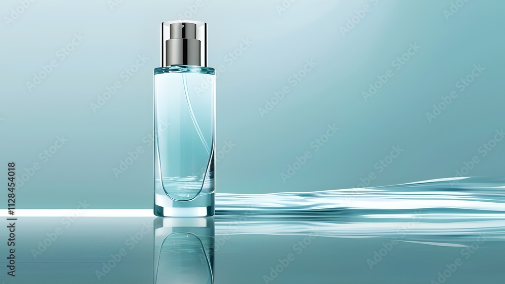 Blue cosmetic perfume for beauty brand Blue cosmetic perfume for beauty brand