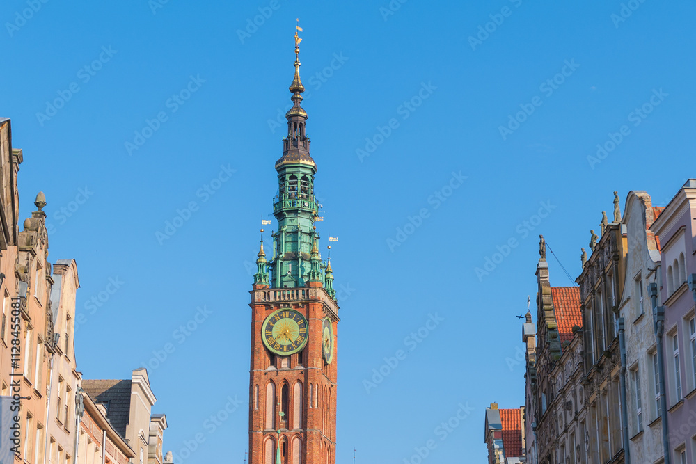 Gdansk Main Town Hall. a historic Ratusz. Gdansk Main Town Hall. a historic Ratusz.