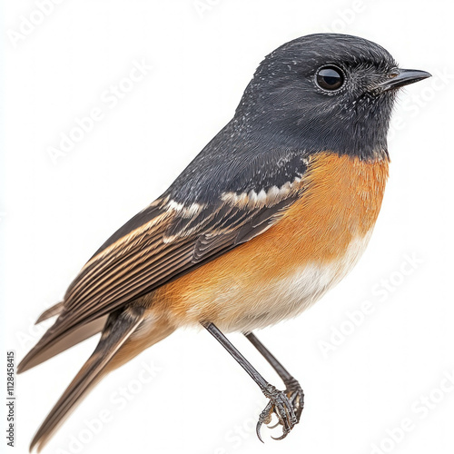 Bird Sitting Isolated