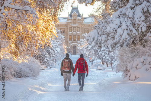 College In Winter