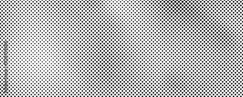 Monochrome halftone background with dots