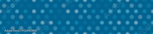 Winter seamless pattern with snowflakes