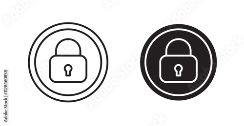 Encryption Icon set. vector illustration set