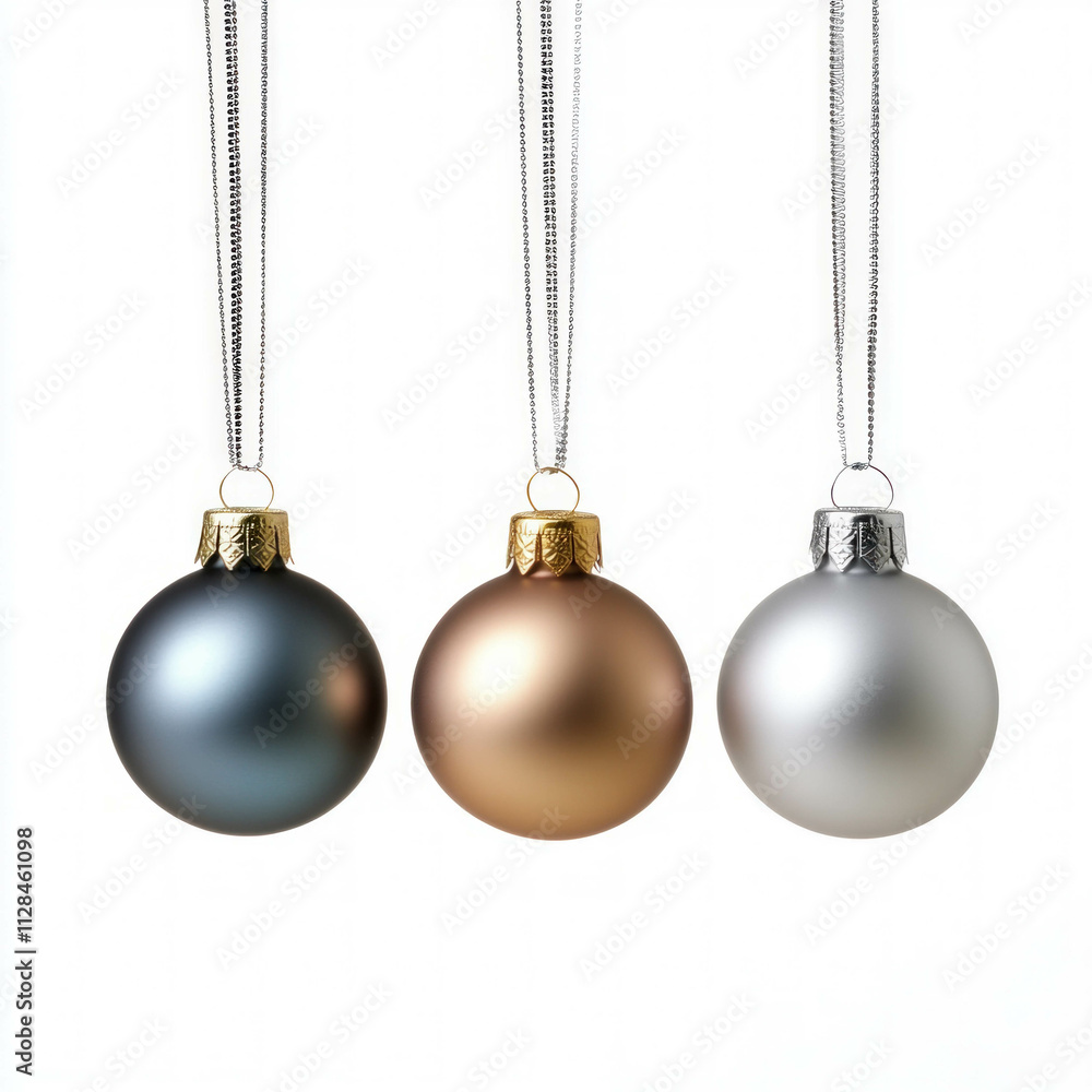 Hanging Baubles Isolated Hanging Baubles Isolated