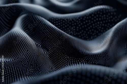 Wallpaper Mural Futuristic 3d grid and wireframe network design representing cyber tech and artificial intelligence security backdrop Torontodigital.ca