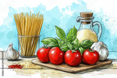 Pasta Drawing