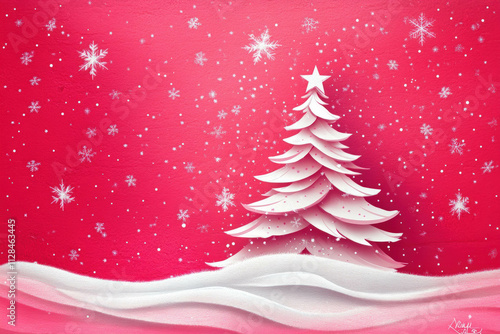 Pink Christmas Background