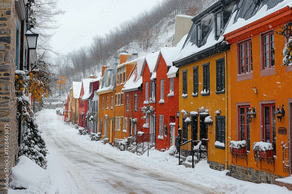 Obraz premium Quebec City Winter