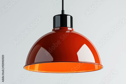 Red Lamp Isolated
