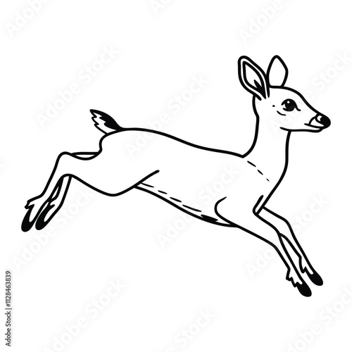 deer silhouette vector