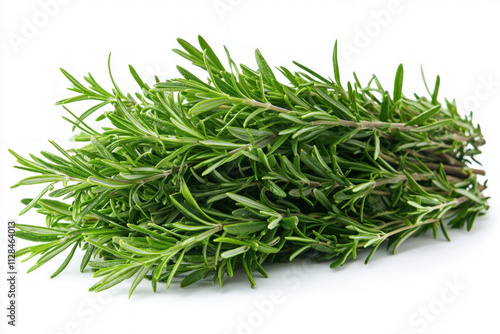 rosemary on white background