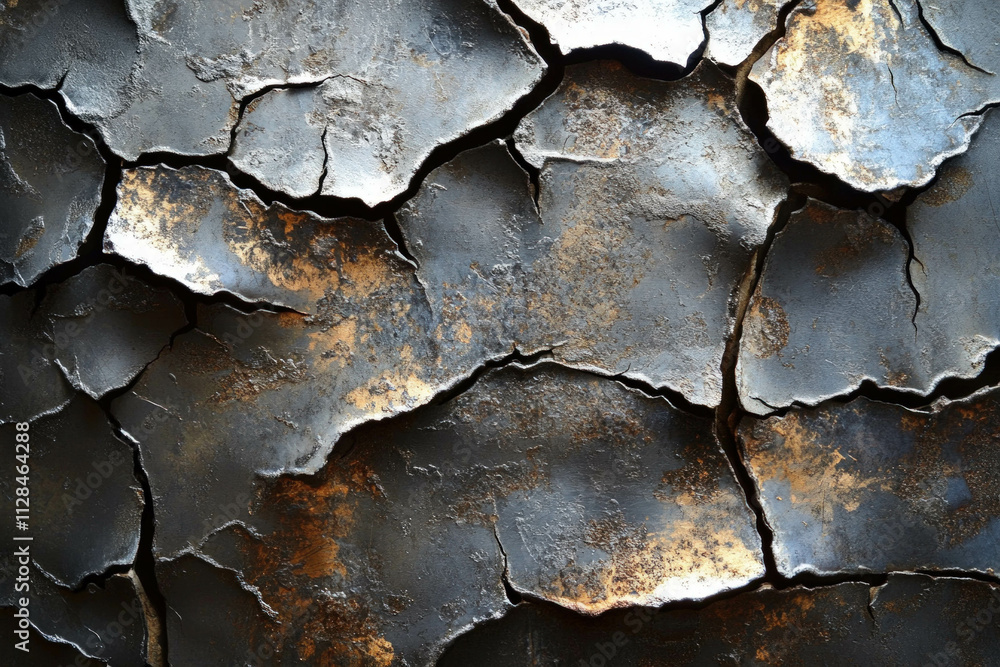 Fototapeta premium Scratched Metal Background