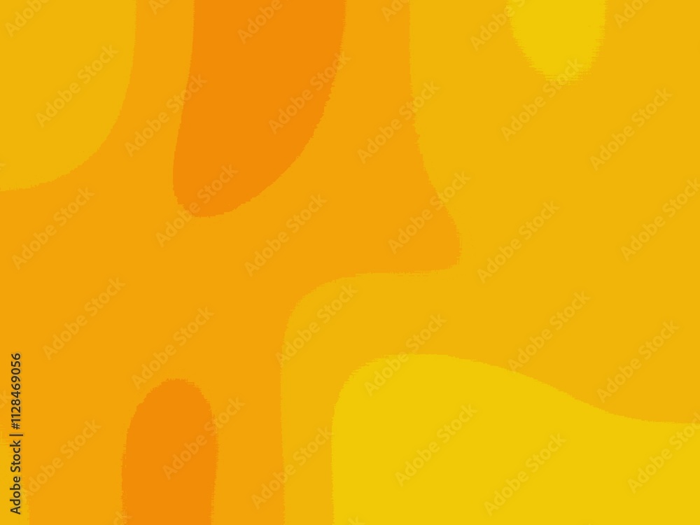 Abstract background with flowing, organic shapes in shades of yellow and orange. Abstract background with flowing, organic shapes in shades of yellow and orange.