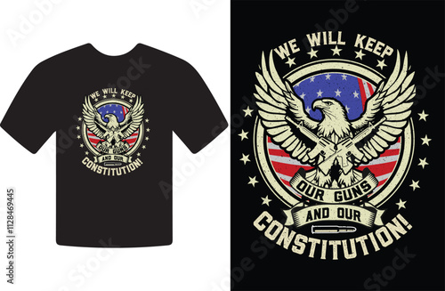 2nd amendment t shirt design concept for Usa people