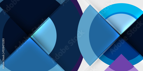 Target circle geometric abstract shapes. Vector Illustration For Wallpaper, Banner, Background, Card, Book Illustration, landing page