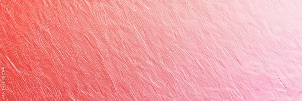 Fototapeta premium Red Foil Gradient with Blurred, Rough Texture and Pastel Pink Shimmer - Realistic Photography