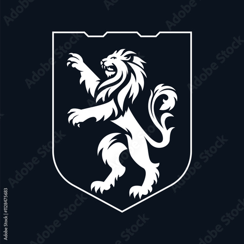 The Sovereign Lion Crest Design