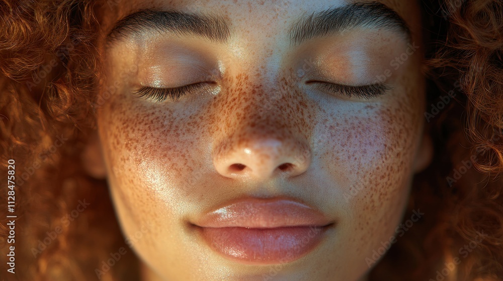 in the beginning god created the heavens and the earth genesis 1 1 beautiful young woman face with closed eyes in the beginning god created the heavens and the earth genesis 1 1 beautiful young woman face with closed eyes