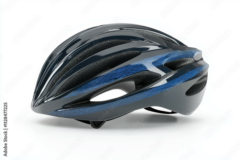 A blue and black helmet A blue and black helmet