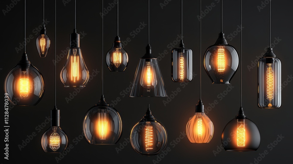 interior lights that are realistic various kinds of floor and chandelier lamps lit interior elements for homes and studios contemporary loft design isolated se interior lights that are realistic various kinds of floor and chandelier lamps lit interior elements for homes and studios contemporary loft design isolated se