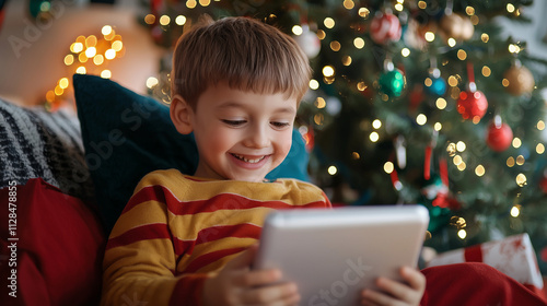 Christmas Cheer: A young bo...